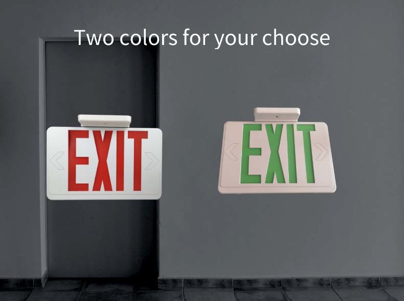 High Bright Commercial 60Hz LED Emergency Exit Sign