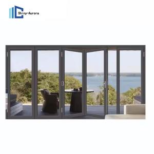 Quality Customized Soundproof Aluminium Glass Bifold Doors For Room Position wholesale
