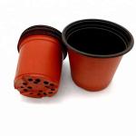 PP Sun 15cm Width Plastic Flower Pots 12 Drainage Holes