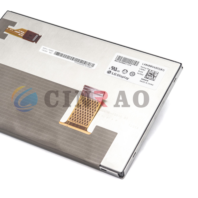 8.0 INCH LG TFT LCD Car Panel LA080WV4 SD 03 ISO9001 Certificate Approved