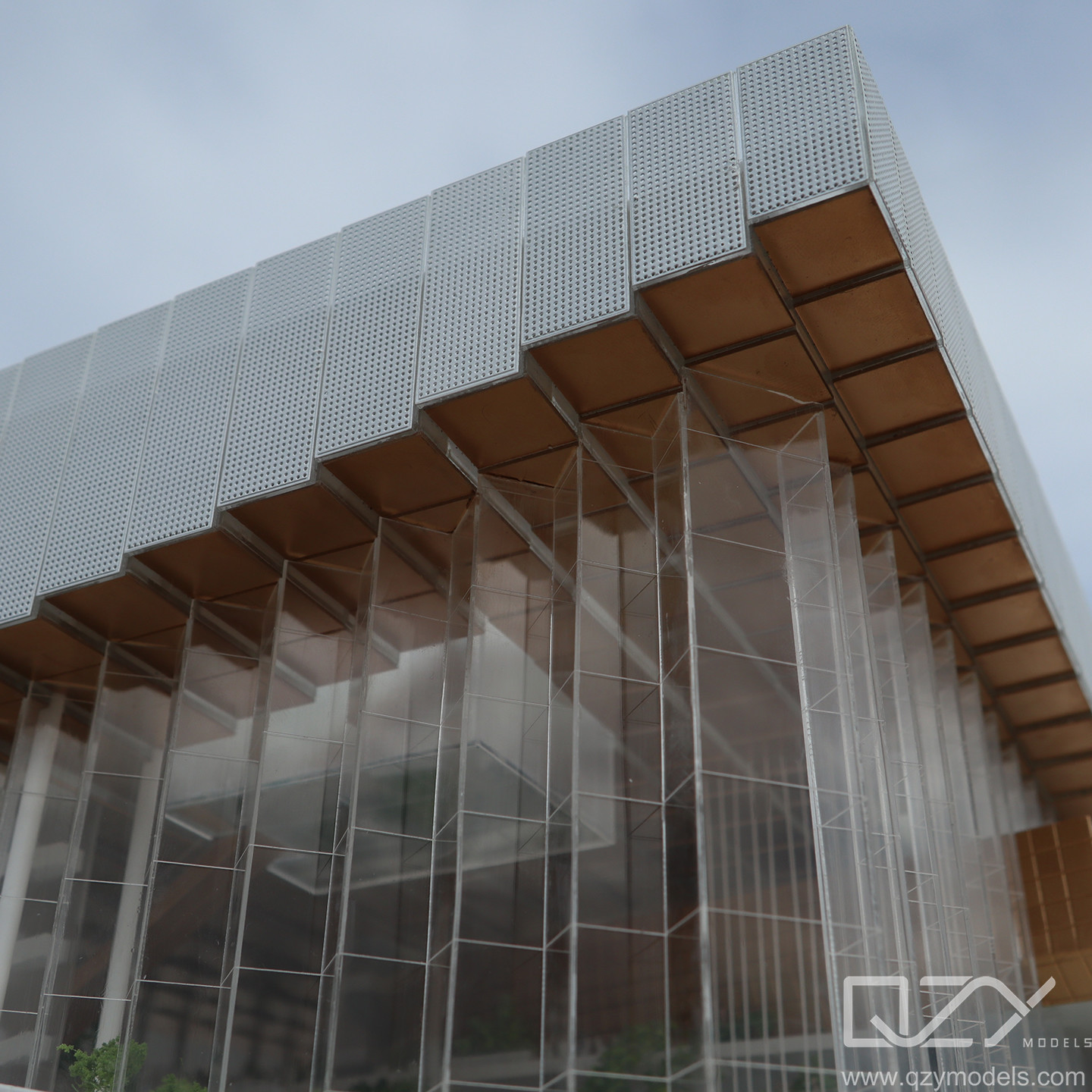Aedas-1/150 Shenzhen Financial Culture Center Scheme Model Durable High Performance