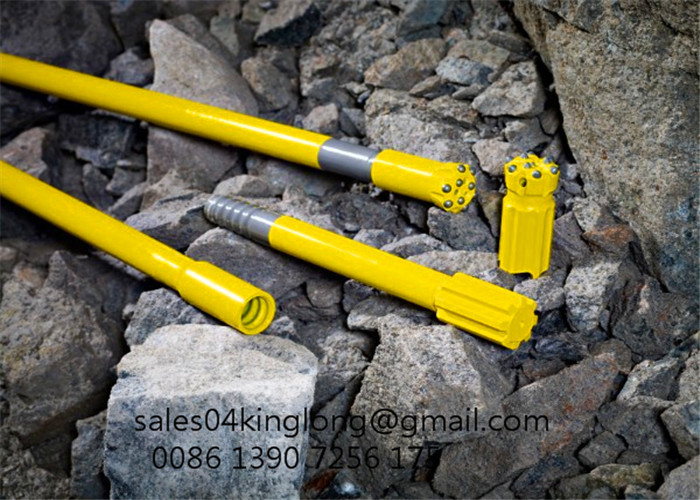 quarry tools COP1838 435mm T38 shank adaptor/ shank rod for atlas copco rock drill