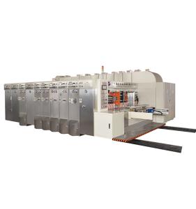 Quality Carton Packing High Speed Flex Printing Oil-Coating Slotter Machine wholesale
