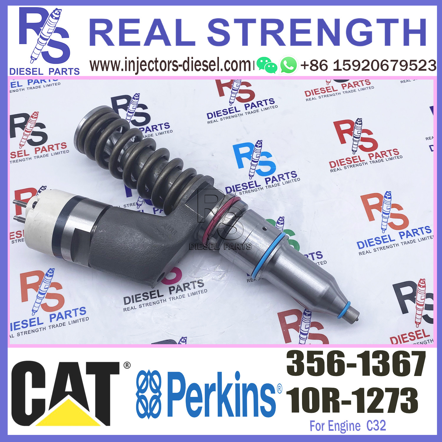 232-1199 249-0709 356-1367 C15 engine fuel injector for cat 10R-1273 10R-9236 E365B E365C E365D E374D