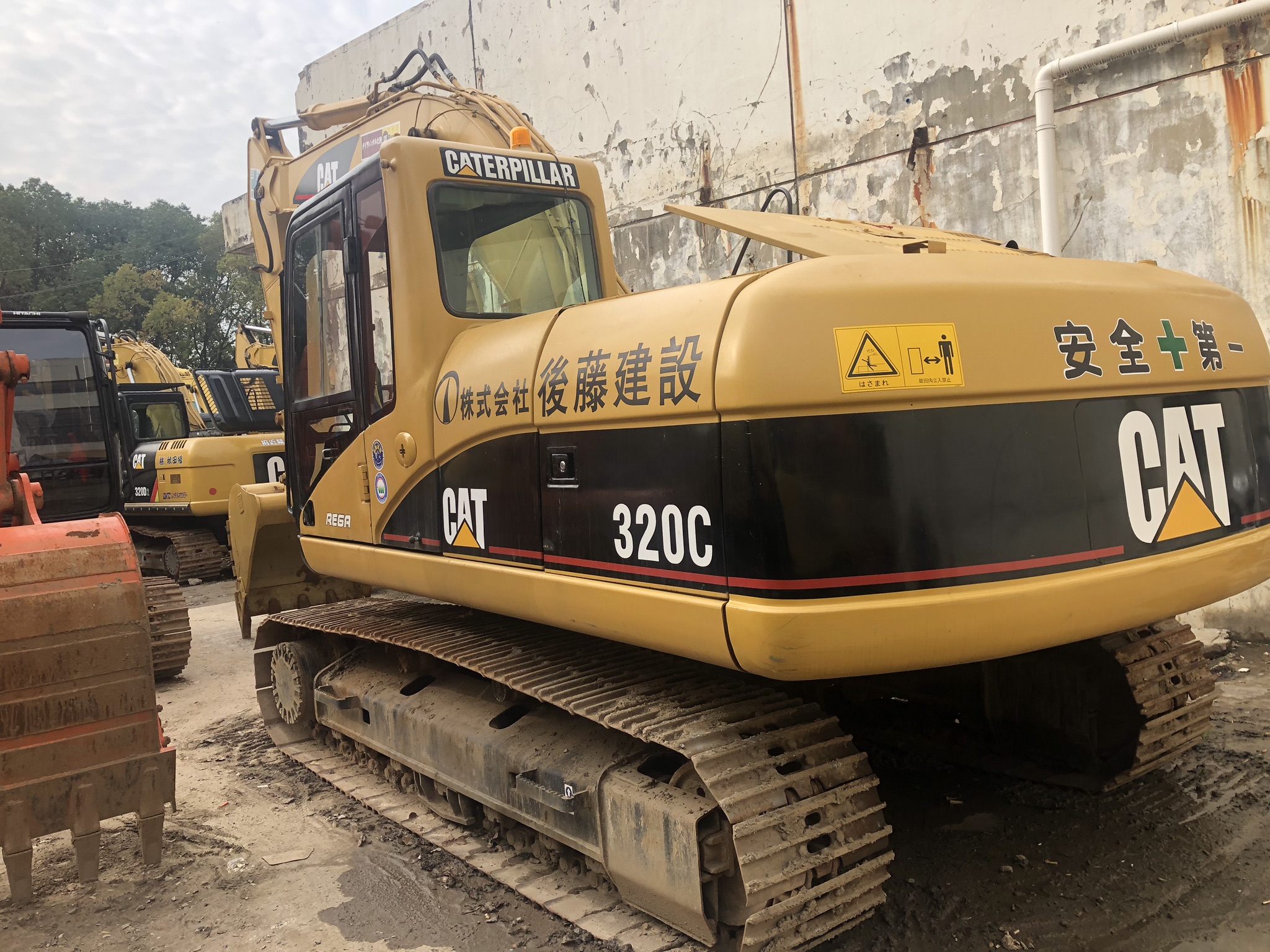 Used CAT 320D second hand digger used machinery 20ton cat used excavator caterpillar