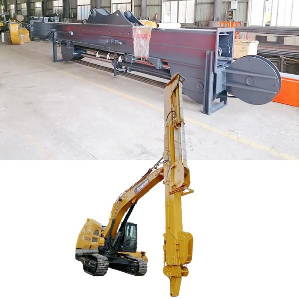 Telescopic Dipper Arm Telescopic Boom With Clamshell Bucket For Construction