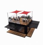 Shop 20ft Park BBQ Container Mobile Portable Assembly Coffee Bar Wooden House