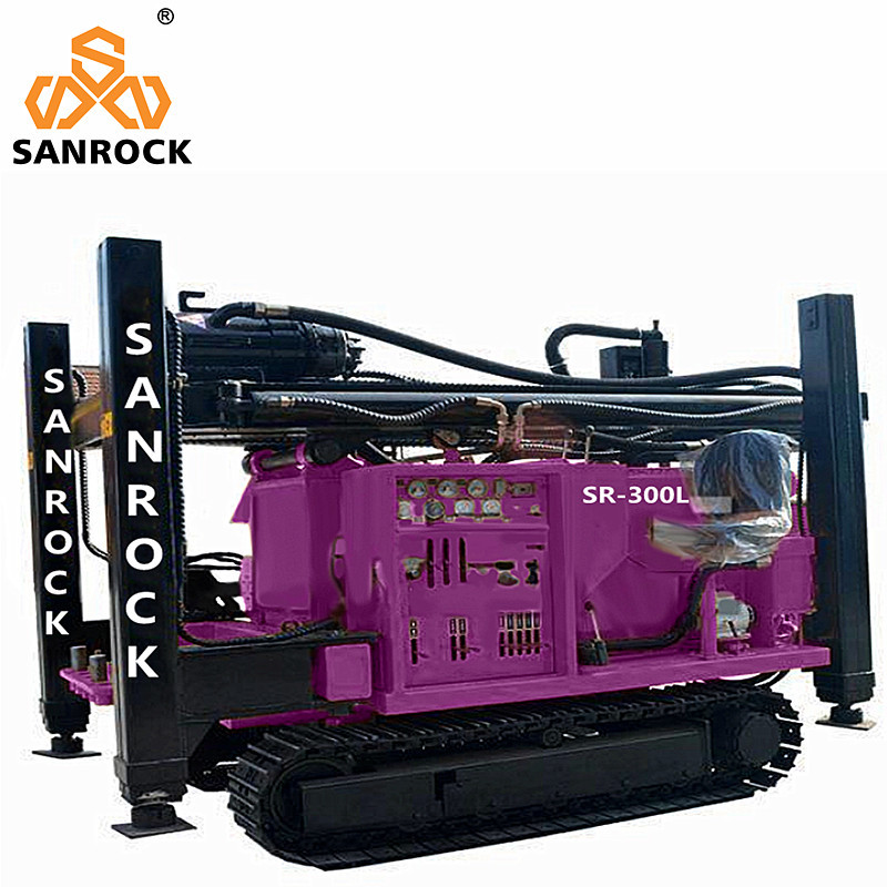 Small Water Well Drilling Rig 91KW Diesel Engine Full Hydraulic Water Drilling Rigs