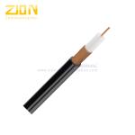95% Copper Braiding Non-Plenum CM Rated RG6 18 AWG Bare Copper Conductor
