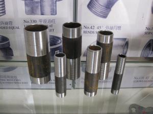 Quality black steel pipe nipples, BSPT/DIN/ASTM wholesale