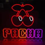 Table Top Company Logo 12V Peach Neon Sign RoHS