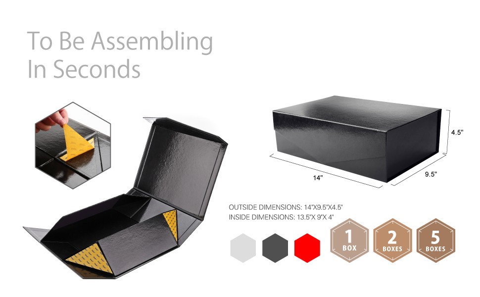 Large Rectangular Sturdy Custom Boxes For Clothing With Magnetic Closure