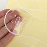 4C Clear Vinyl Stickers Self Adhesive