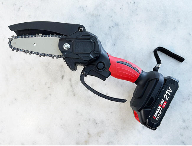 Portable Cordless Garden Woodworking Chainsaw Handheld Courtyard 4 Inch Chainsaw