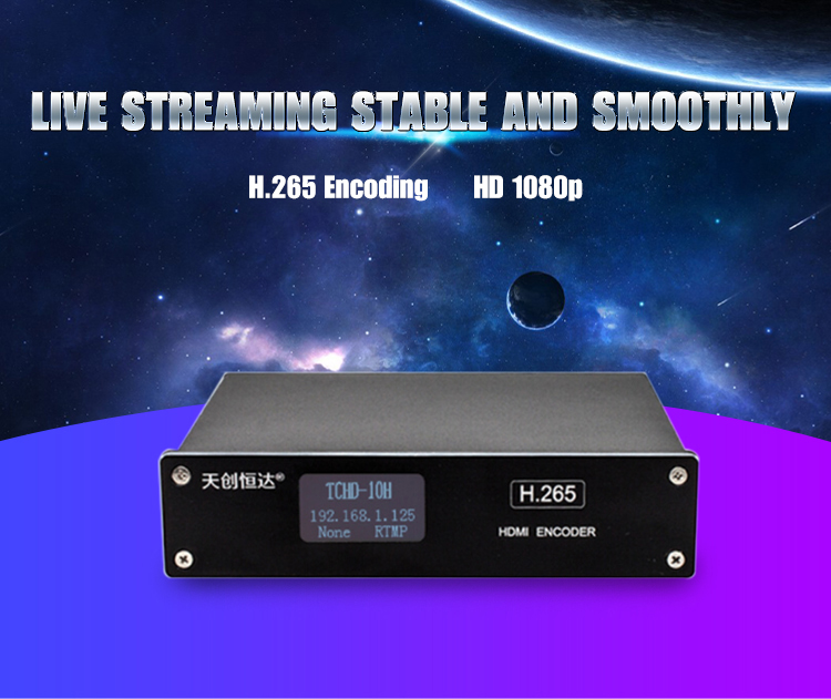 Hot sell 2020 new productsH.264/H.265 free video encoderbulk buy from china