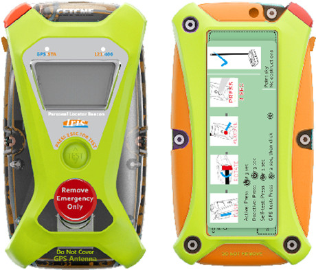 Person Location Satellite Beacon With 406 Satellite Signal Transmitter