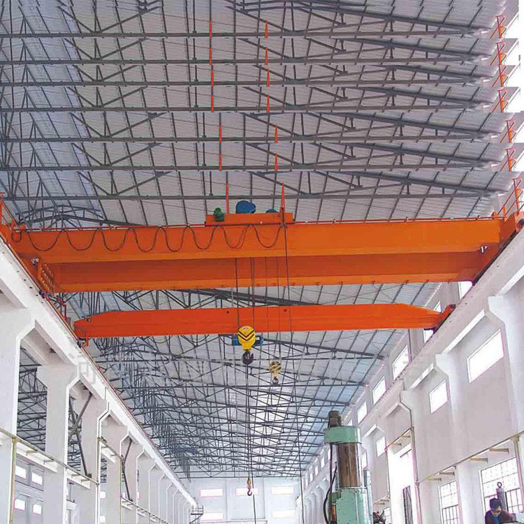 LH Model Double Girder Overhead Crane 3 - 32 ton Capacity With Electric Hoist 31.5 m