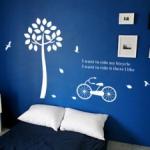 Large Wall Flower Tree Stickers HB-124 / Decal Wall Stickers