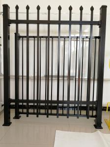 Quality 8ft Height Aluminum Square Post Tubular Metal Fence wholesale