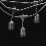 PVC 10M 10 Lamps Outdoor Waterproof Light String For Tents Or Patio