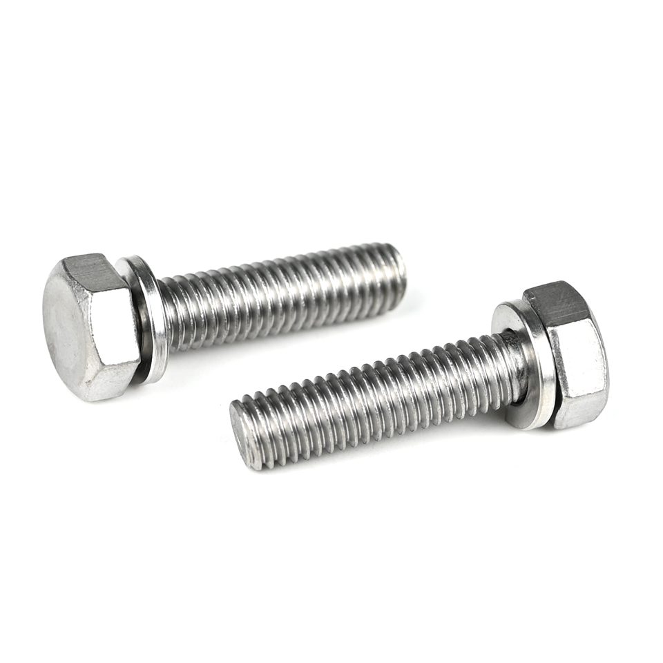 Contact Customer Service for Customized Stable A2 Machine Screws M8x32 Mm Hexagon SEMS