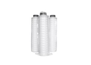10 Micron Liquid Filter Cartridge , Pleated Water Filter Cartridge Micro - Fiber Construction