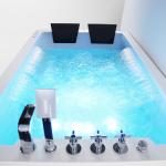 Whirlpool Acrylic Massage Bathtub M1813-D Pure Sanitary Grade ISO9001