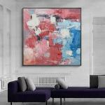 OEM Home Decor Wall Art Hand Painted Canvas Oil Painting Abstract Colorful