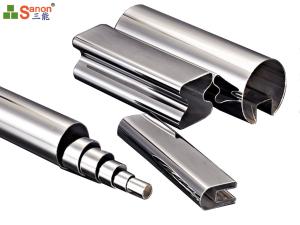 Quality ASTM AISI Stainless Steel Welded Tube 3 Inch Diameter For Glass Balustrade wholesale