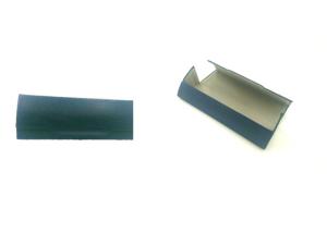 Quality Cool Classical Foldable Metal Eyeglass Case Pu Eyewear Single Color wholesale