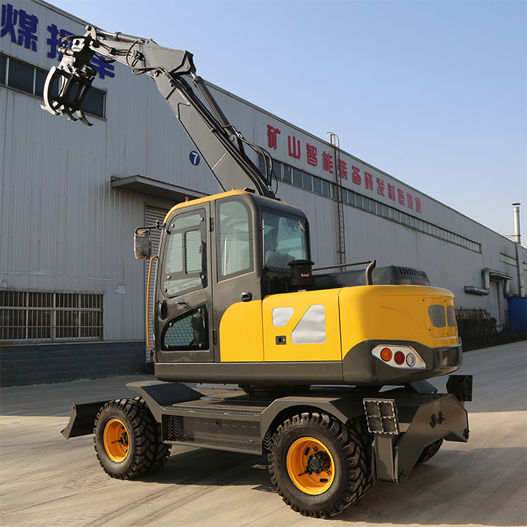 55KW Earthwork Projects Hydraulic excavator For Large 7ton Wheel Excavator