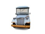 Electric Classic Car 6 Seater Vintage Cart Sightseeing Bus 4kw 72v 3+3 Seats