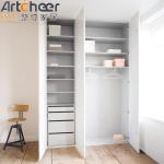 NO Folded Durable Combination Golden Border Wardrobes For Hotel with Customized
