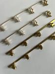 OEM professional sheet metal laser cutting service stamping parts spring brass
