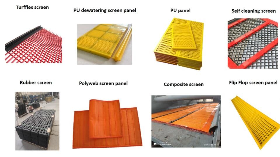 Dewatering Polyurethane Screen Mesh For Fine Sand Recovery 80 Mesh 100 Mesh 120 Mesh