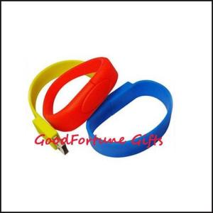 Quality Silicon Wristband bracelet U-disk promotion gift printe logo wholesale