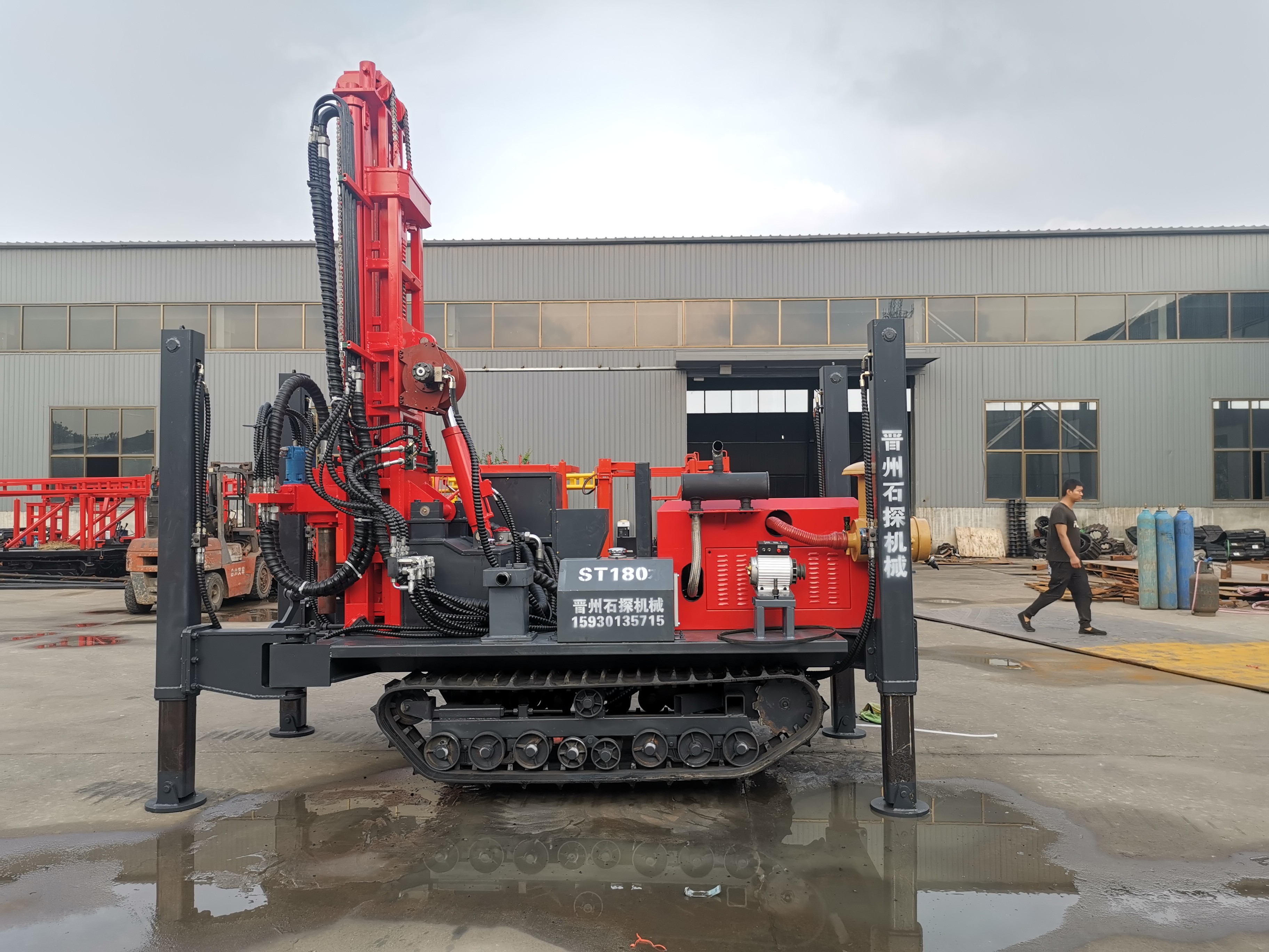 St180 Borehole Drilling Machine Portable Hydraulic Small For Water Well