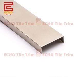 Quality Bathroom Silver Stainless Steel Listello Border Edge Tile Trim wholesale