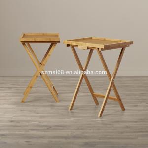 Quality folding bamboo sofa snack tv tray table wholesale