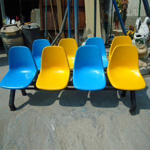 Quality 4 Person Fibreglass Leisure Row Chair Outdoor Leisure Chair wholesale