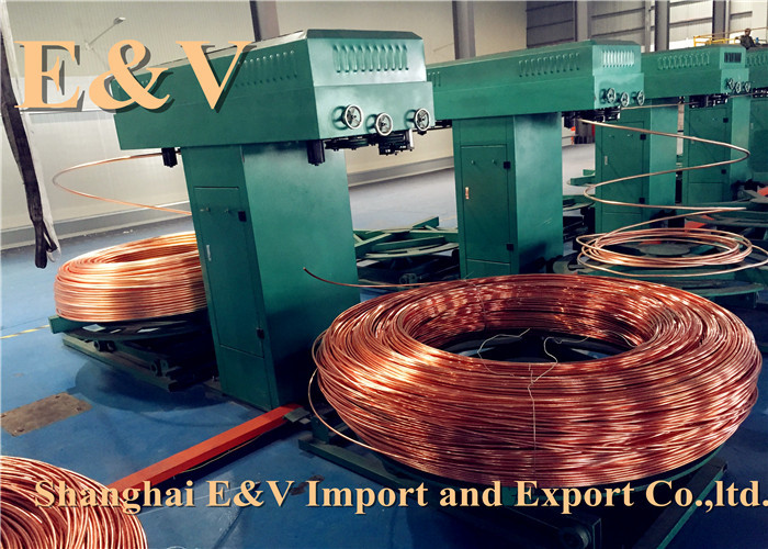 Oxygen Free Copper Vertical Casting Machine 12000T / Y 500 Type Three- Body Furnace