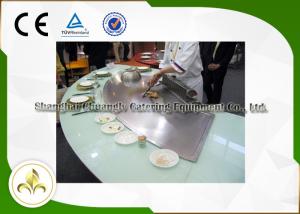 Quality Fish Shellfish Vegetable Nine Seat Gas Teppanyaki Grill , Griddle Top Gas Grill wholesale