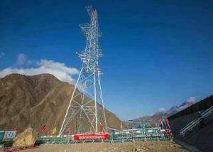 Quality Electricity Transmission Line Steel Towers , 10KV - 1000KV Steel Tube Tower wholesale
