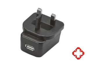 Quality EN/IEC 60601 UKCA certified 12W Max 5V 2.4A Medical AC Adapter 12V 24V Switching Power Supply with UK Plug wholesale