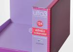 Eyelash Lipstick Cosmetic Countertop POS Foldable Cardboard Display