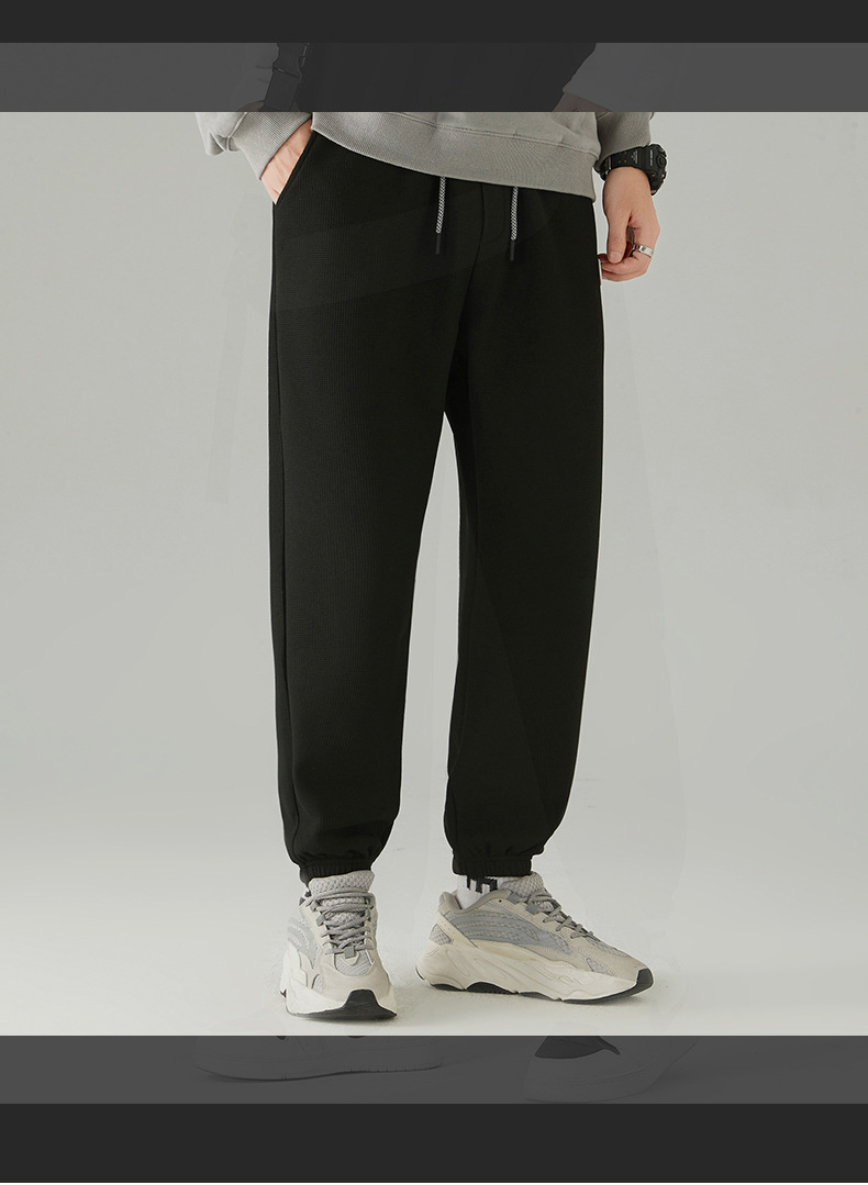 2022 Custom Logo Soft Loose Breathable Jogging Casual Trousers Gym Fitness Sports Wear Cotton Men's Sweatpants