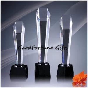 Quality Customed Crystal Trophy promtion gift printed logo wholesale