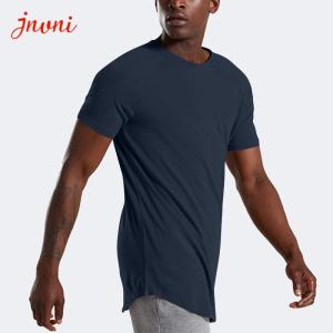 Quality Cotton Blend Mens Muscle T Shirt Tight Fitting Muscle Short Sleeve Men'S T-Shirts wholesale