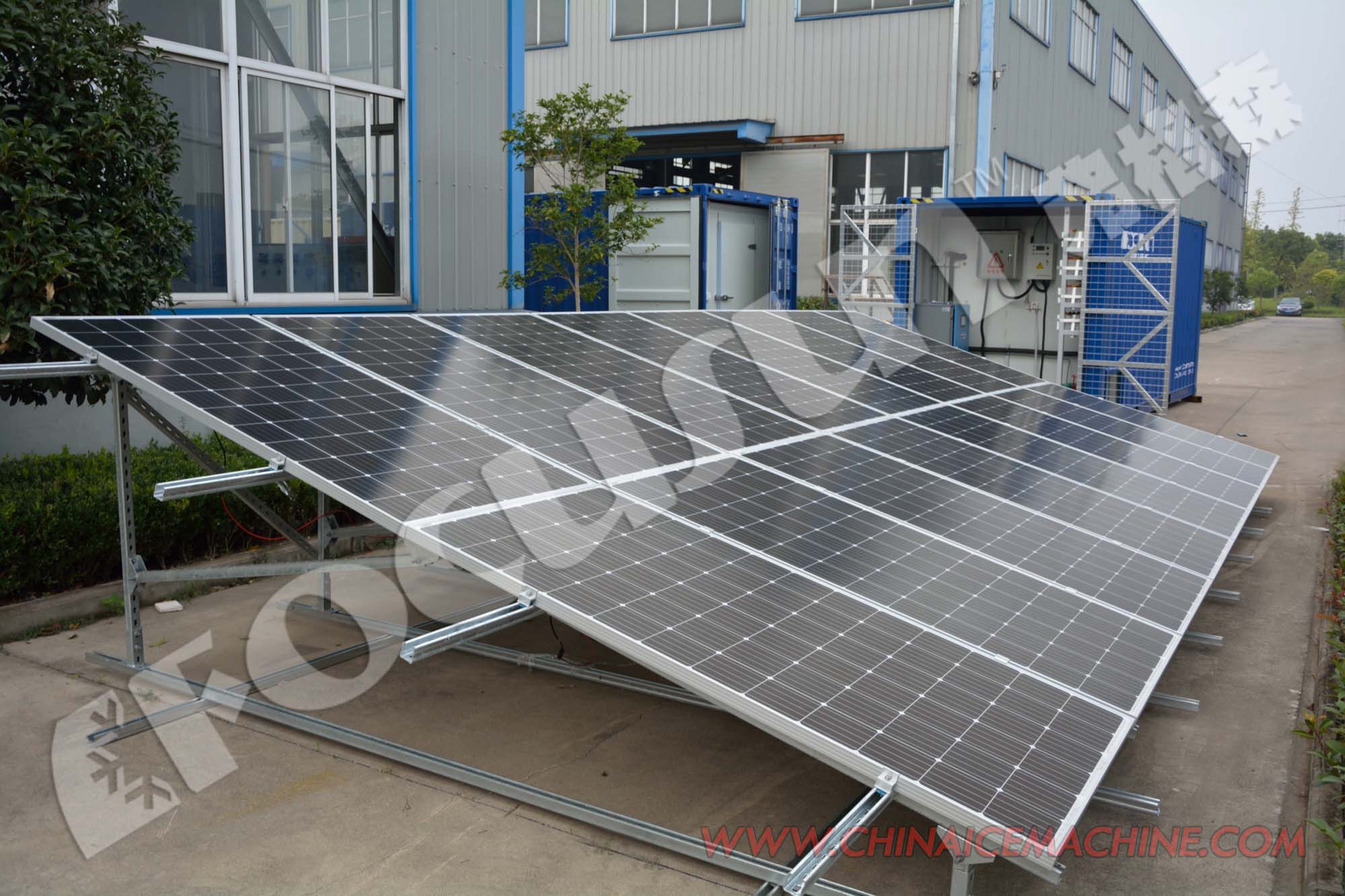 Bitzer Compressor Solar Ice Preservation Cold Storage Chamber for Food Preservation