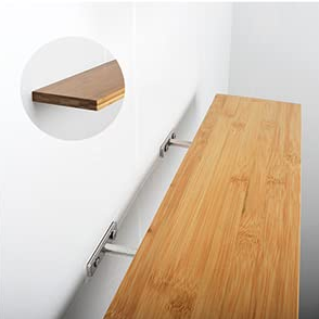 Industrial Metal Hook Iron Shelf Bracket Hung Bracket for 4-6mm Thickness and Durable